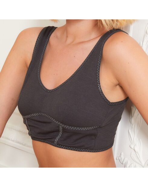 Soutien-gorge bustier Emma anthracite