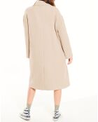 Manteau long Maeva beige