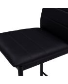 2 Tabourets Regilux noir - 43x52x100 cm