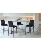 4 Tabourets Regilux noirs - 43x52x100 cm