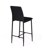 4 Tabourets Regilux noirs - 43x52x100 cm