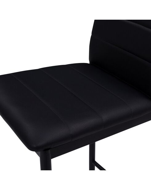 4 Tabourets Regilux noirs - 43x52x100 cm