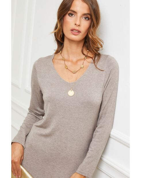Robe Abalone taupe
