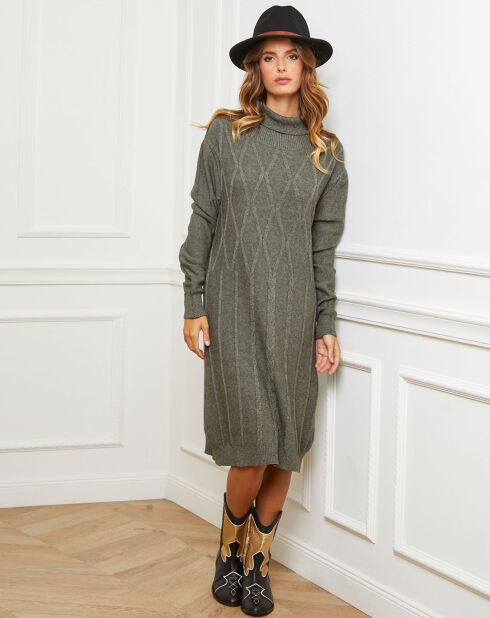 Robe Bernie vert kaki