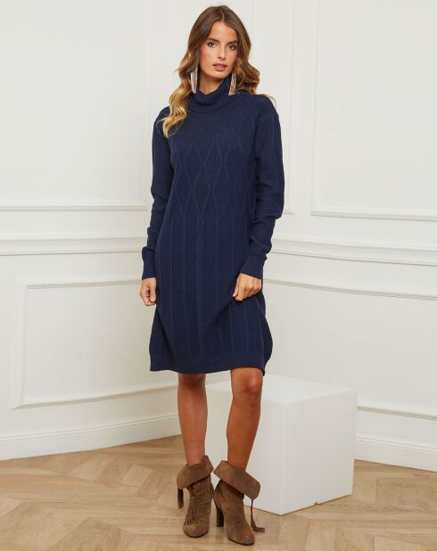 Robe Bernie bleu marine