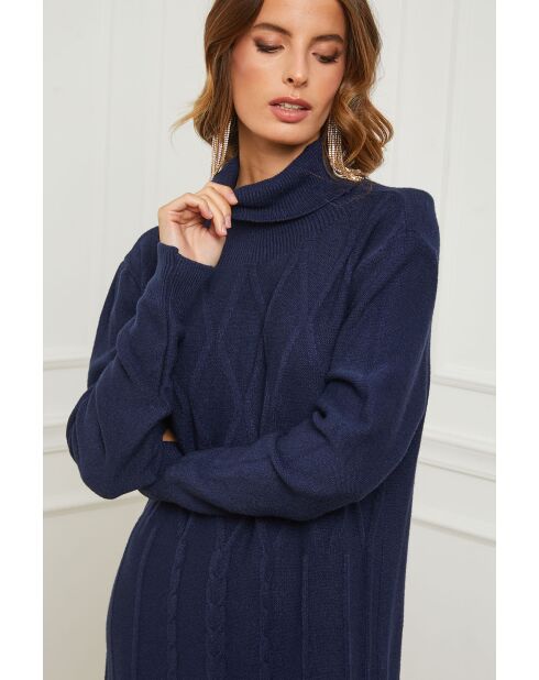 Robe Bernie bleu marine