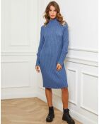 Robe Bissal bleu indigo