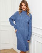 Robe Bissal bleu indigo