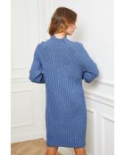Robe Bissal bleu indigo