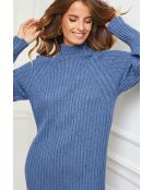 Robe Bissal bleu indigo