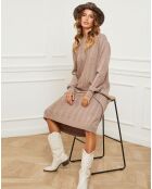 Robe Cubis taupe