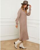 Robe Cubis taupe