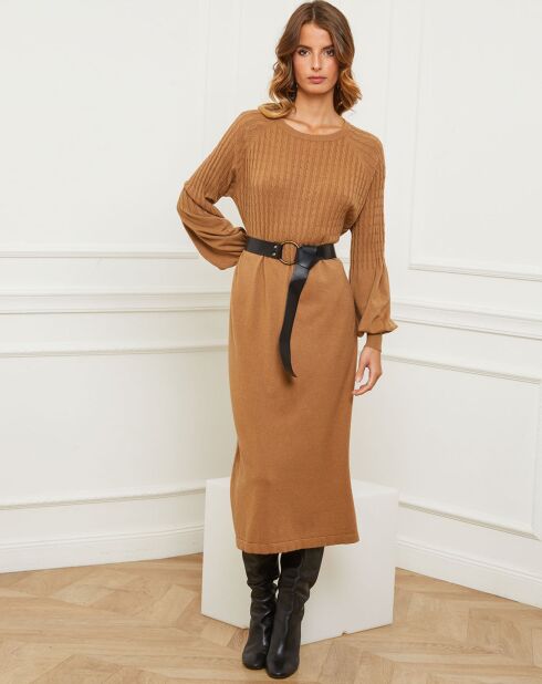 Robe Douve camel