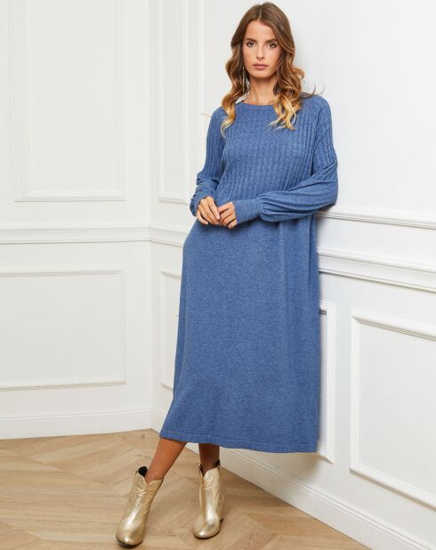 Robe Douve bleu indigo