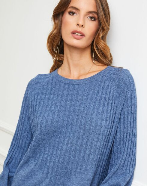 Robe Douve bleu indigo