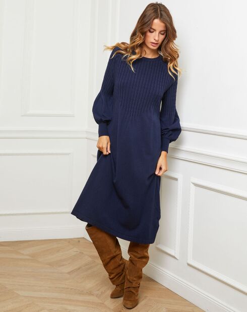 Robe Douve bleu marine