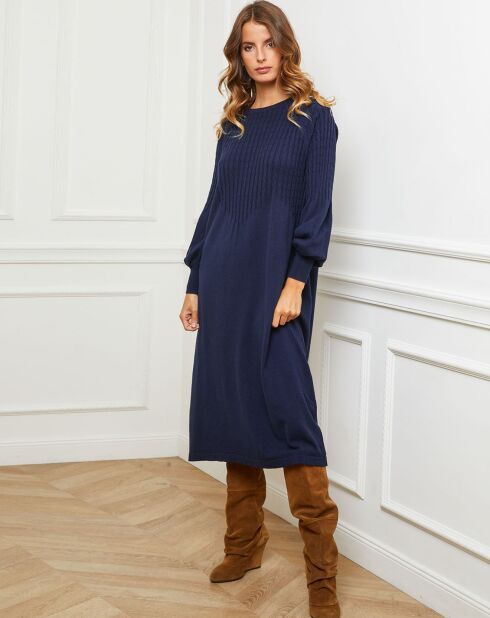 Robe Douve bleu marine