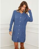 Robe Duviella bleu indigo