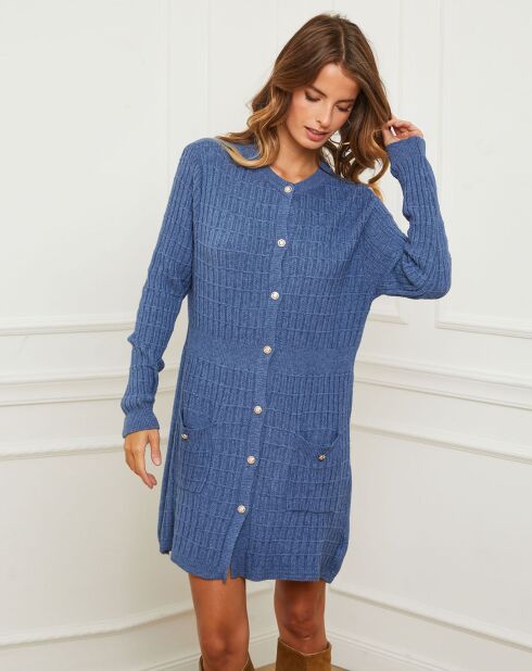 Robe Duviella bleu indigo