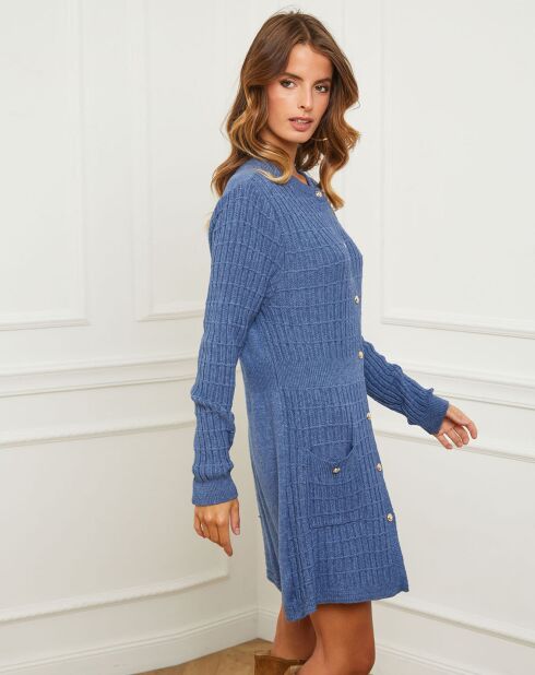 Robe Duviella bleu indigo