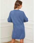 Robe Duviella bleu indigo