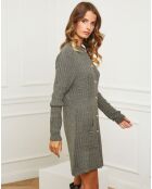 Robe Duviella vert kaki