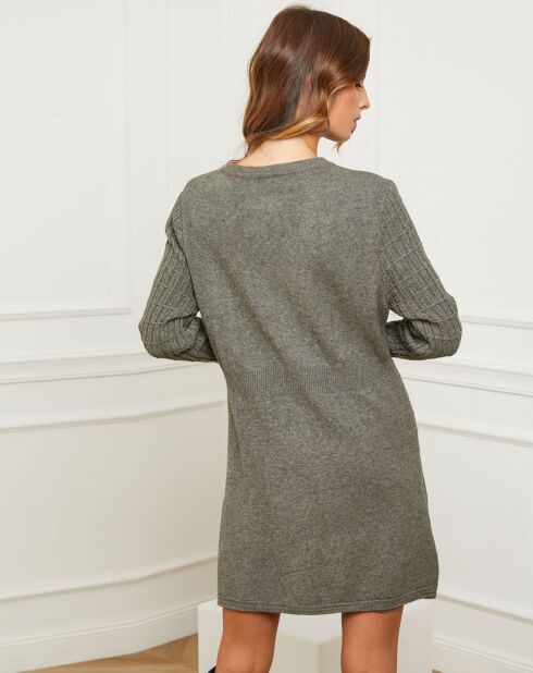 Robe Duviella vert kaki