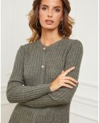 Robe Duviella vert kaki