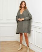 Robe Farjo vert kaki