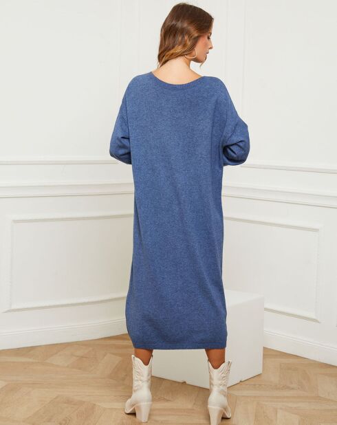 Robe Fastidius bleu indigo