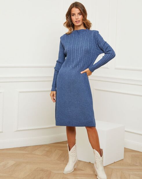 Robe Garcy bleu indigo