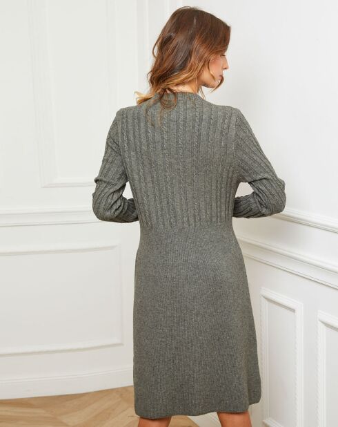 Robe Garcy vert kaki