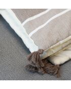Edredon Stockholm taupe - 90x190 cm