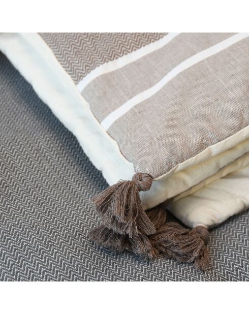 Edredon Stockholm taupe - 90x190 cm