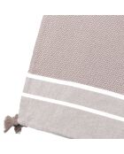 Edredon Stockholm taupe - 90x190 cm