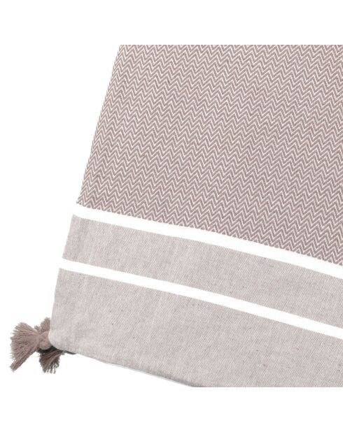 Edredon Stockholm taupe - 90x190 cm