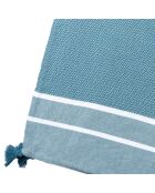 Edredon Stockholm bleu pétrole - 90x190 cm