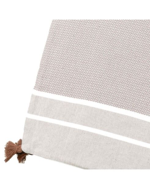 Edredon Stockholm taupe clair - 90x190 cm