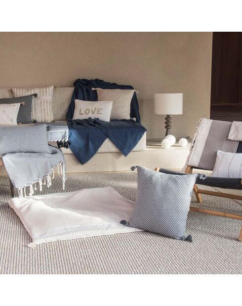 Edredon Stockholm taupe clair - 90x190 cm