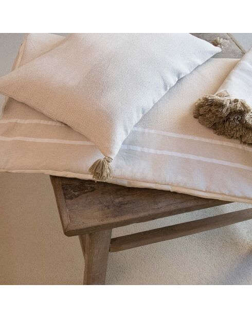 Edredon Stockholm taupe clair - 90x190 cm