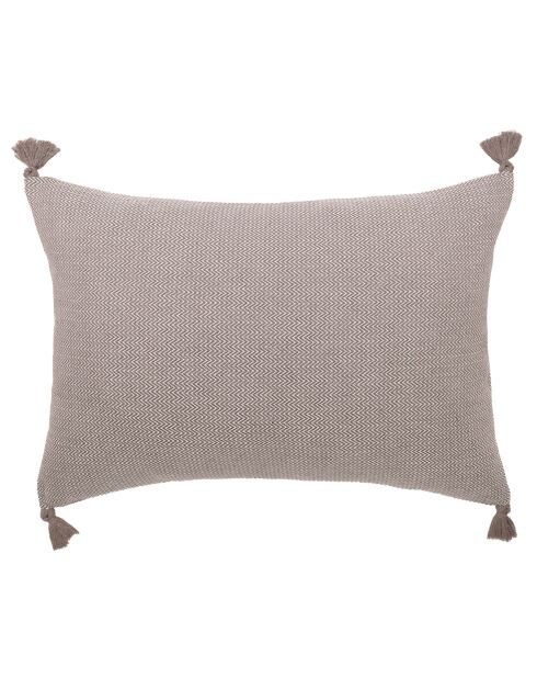 Housse de coussin Stockholm taupe clair - 60x40 cm