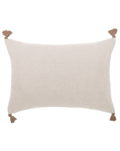 Housse de coussin Stockholm taupe - 60x40 cm