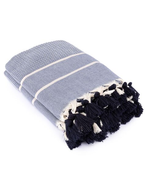 Stockholm marineblaues Plaid