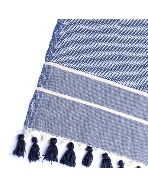 Stockholm marineblaues Plaid