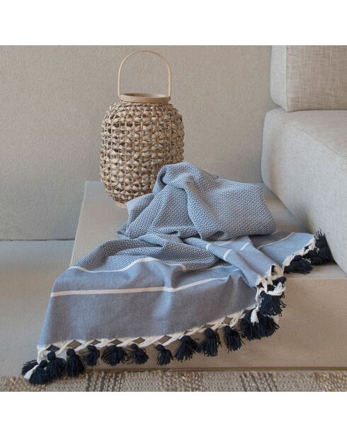 Stockholm marineblaues Plaid
