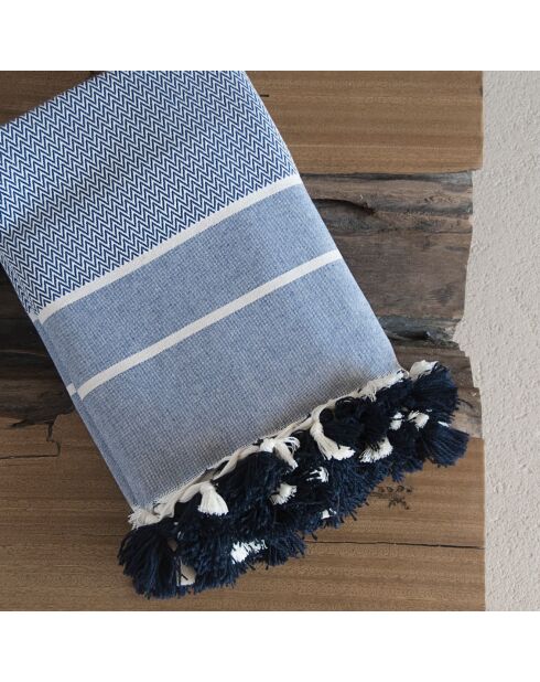 Stockholm marineblaues Plaid