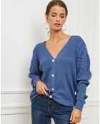 Gilet Calin bleu indigo
