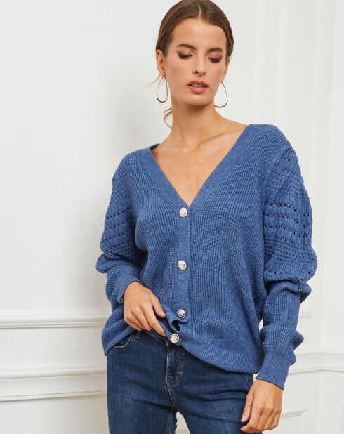 Gilet Calin bleu indigo