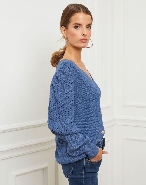 Gilet Calin bleu indigo