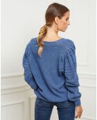 Gilet Calin bleu indigo